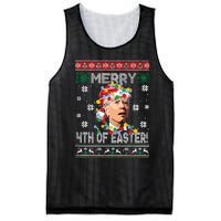 Joe Biden Easter Biden Ugly Christmas Mesh Reversible Basketball Jersey Tank