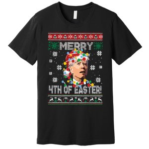 Joe Biden Easter Biden Ugly Christmas Premium T-Shirt