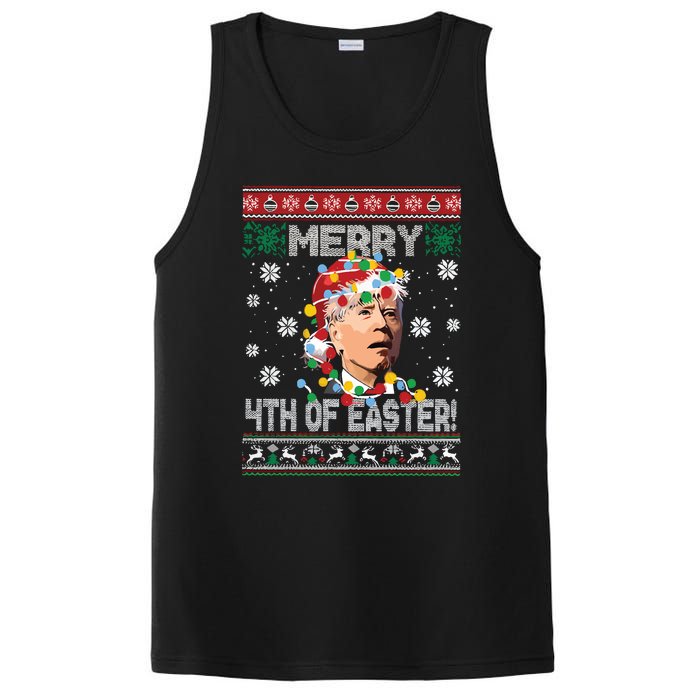 Joe Biden Easter Biden Ugly Christmas PosiCharge Competitor Tank