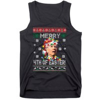 Joe Biden Easter Biden Ugly Christmas Tank Top