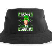 Joe Biden Easter Confused St Patricks Day Funny Biden Sustainable Bucket Hat