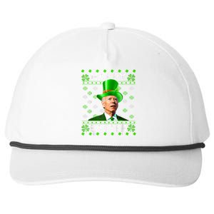 Joe Biden Easter Confused St Patricks Day Funny Biden Snapback Five-Panel Rope Hat