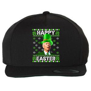 Joe Biden Easter Confused St Patricks Day Funny Biden Wool Snapback Cap