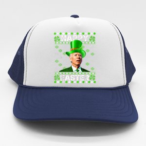 Joe Biden Easter Confused St Patricks Day Funny Biden Trucker Hat