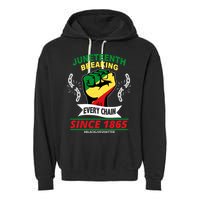 Juneteenth Breaking Every Chain Since 1865 Garment-Dyed Fleece Hoodie