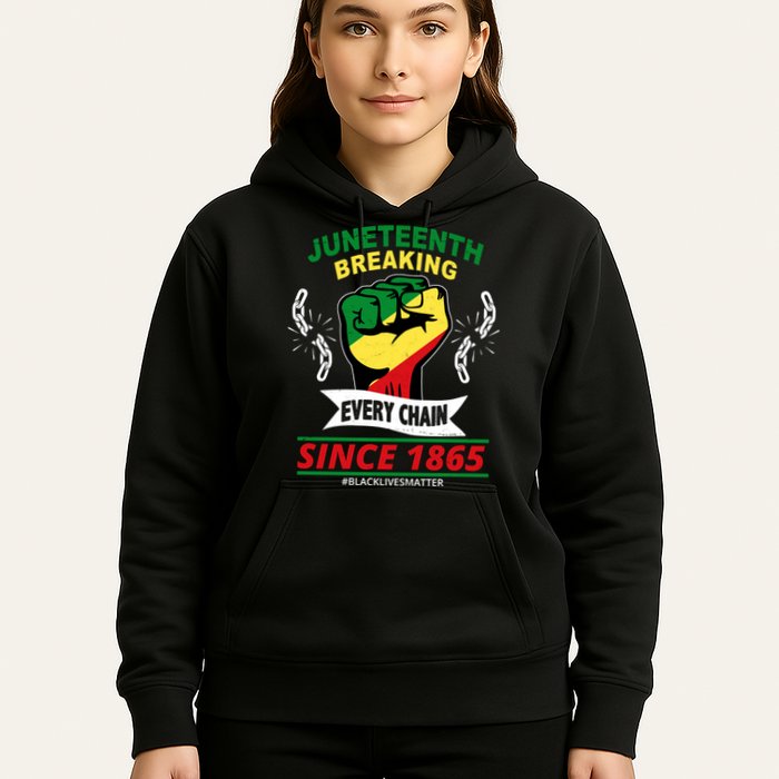 Juneteenth Breaking Every Chain Since 1865 Hoodie