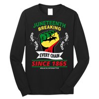 Juneteenth Breaking Every Chain Since 1865 Long Sleeve Shirt