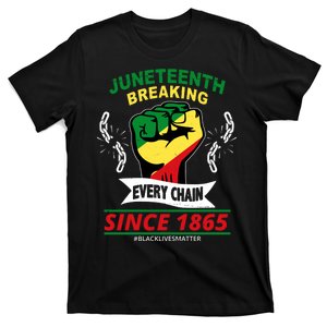 Juneteenth Breaking Every Chain Since 1865 T-Shirt