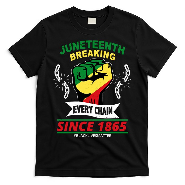Juneteenth Breaking Every Chain Since 1865 T-Shirt