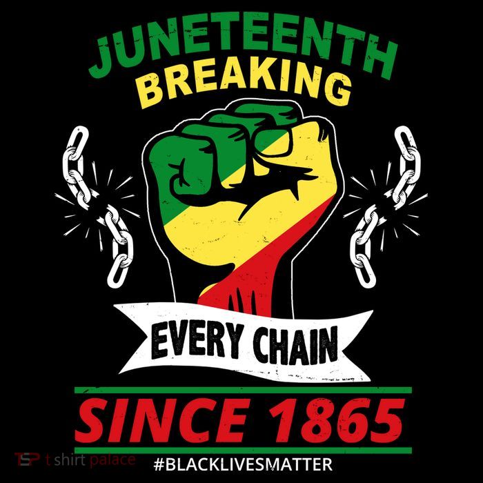 Juneteenth Breaking Every Chain Since 1865 Youth Performance Sprint T-Shirt
