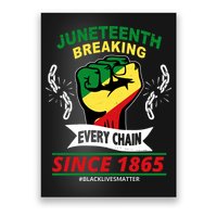 Juneteenth Breaking Every Chain Since 1865 Poster