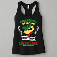 Juneteenth Breaking Every Chain Since 1865 Womens Tank Top