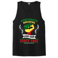 Juneteenth Breaking Every Chain Since 1865 PosiCharge Competitor Tank