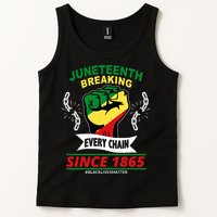 Juneteenth Breaking Every Chain Since 1865 Tank Top