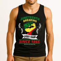 Juneteenth Breaking Every Chain Since 1865 Tank Top