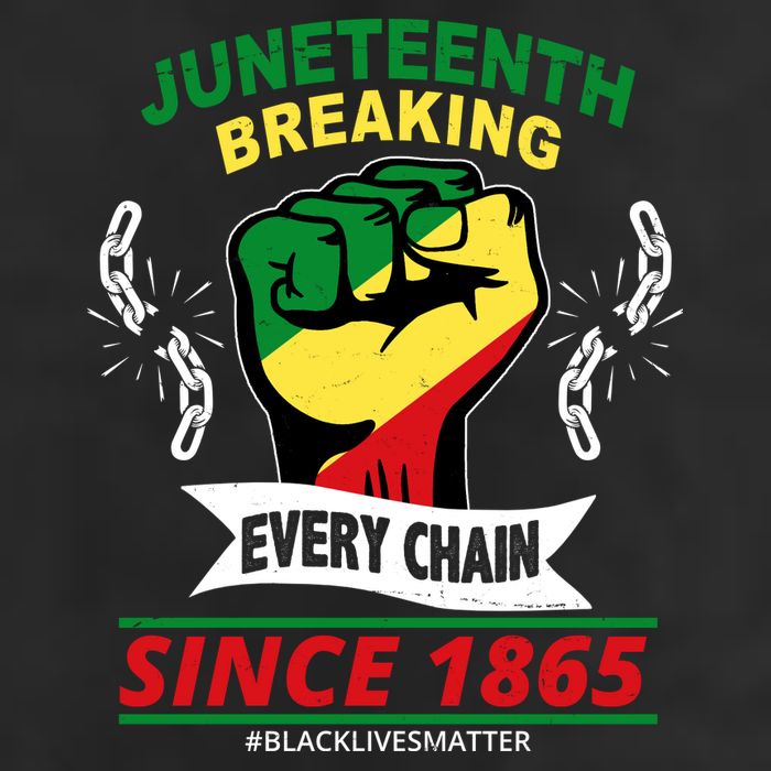 Juneteenth Breaking Every Chain Since 1865 Golf Towel