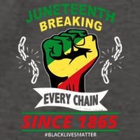 Juneteenth Breaking Every Chain Since 1865 Vector Backpack