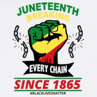Juneteenth Breaking Every Chain Since 1865 Garment-Dyed Sweatshirt
