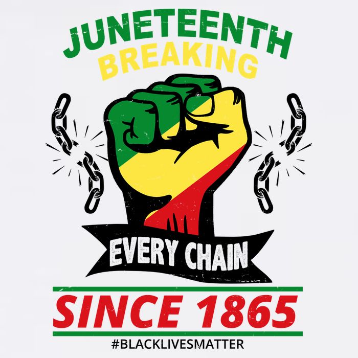 Juneteenth Breaking Every Chain Since 1865 Garment-Dyed Sweatshirt