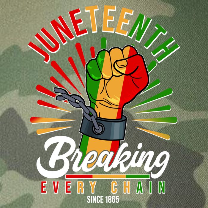 Juneteenth Breaking Every Chain Since 1865 Legacy Tie Dye Trucker Hat