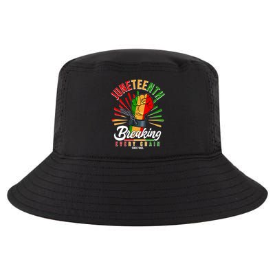 Juneteenth Breaking Every Chain Since 1865 Cool Comfort Performance Bucket Hat