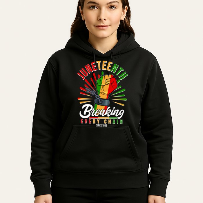 Juneteenth Breaking Every Chain Since 1865 Hoodie
