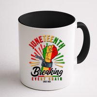 Juneteenth Breaking Every Chain Since 1865 Mug