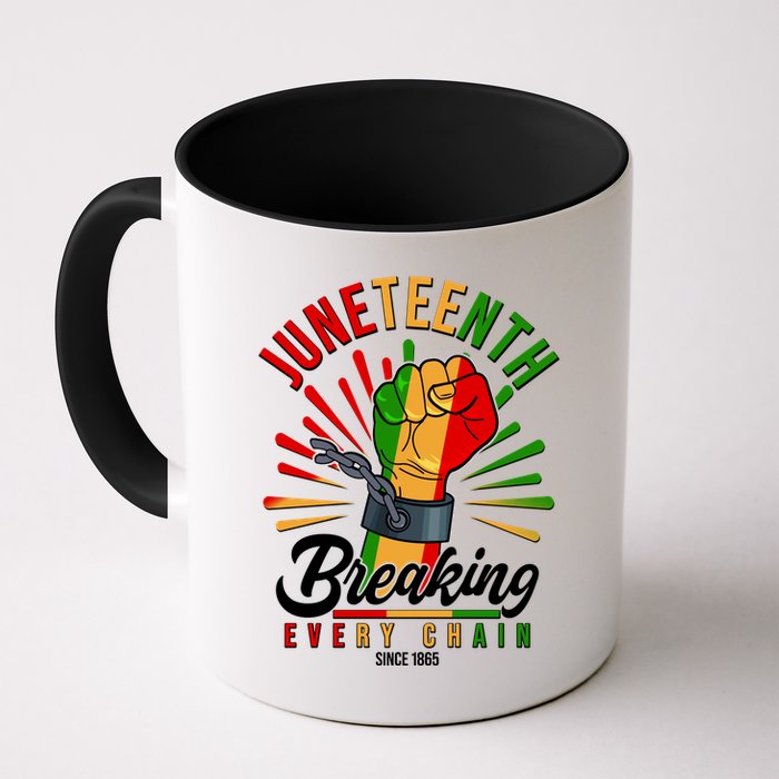 Juneteenth Breaking Every Chain Since 1865 Mug