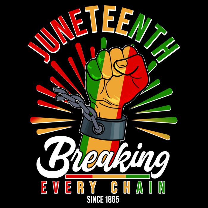 Juneteenth Breaking Every Chain Since 1865 Baby Bodysuit