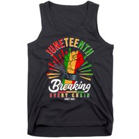 Juneteenth Breaking Every Chain Since 1865 Tank Top