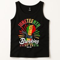 Juneteenth Breaking Every Chain Since 1865 Tank Top