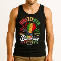 Juneteenth Breaking Every Chain Since 1865 Tank Top