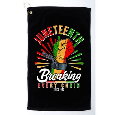 Juneteenth Breaking Every Chain Since 1865 Golf Towel