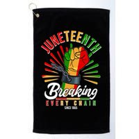 Juneteenth Breaking Every Chain Since 1865 Golf Towel