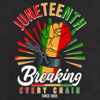 Juneteenth Breaking Every Chain Since 1865 Golf Towel