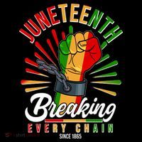 Juneteenth Breaking Every Chain Since 1865 Toddler T-Shirt
