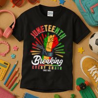 Juneteenth Breaking Every Chain Since 1865 Kids T-Shirt