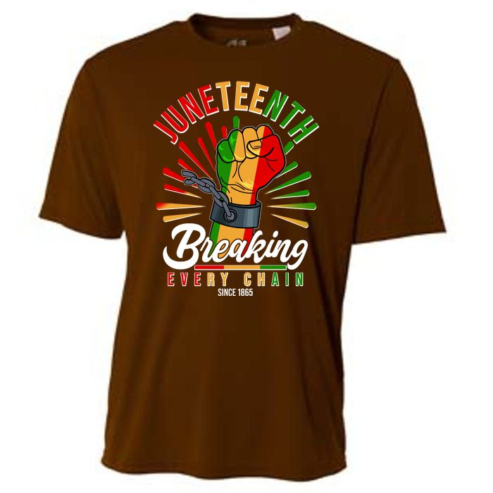 Juneteenth Breaking Every Chain Since 1865 Cooling Performance Crew T-Shirt