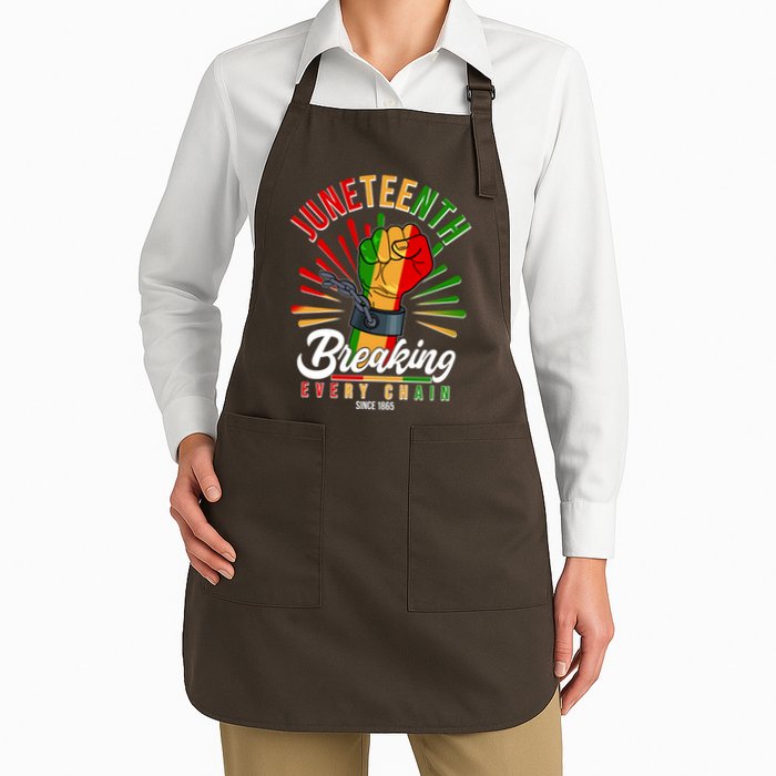 Juneteenth Breaking Every Chain Since 1865 Apron