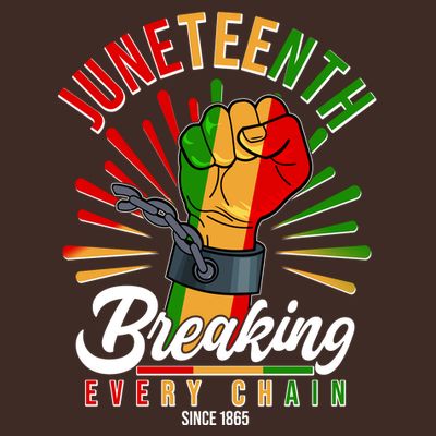 Juneteenth Breaking Every Chain Since 1865 T-Shirt