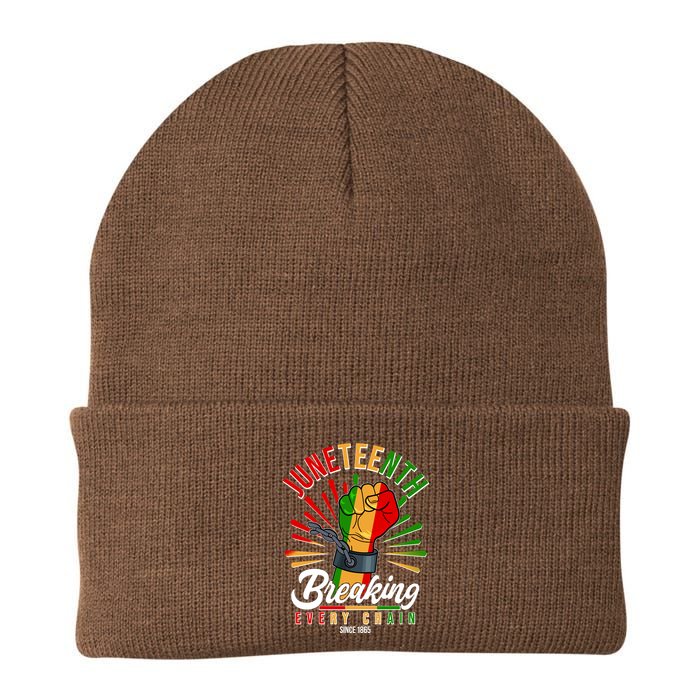 Juneteenth Breaking Every Chain Since 1865 Beanie