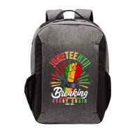 Juneteenth Breaking Every Chain Since 1865 Vector Backpack