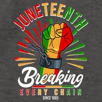Juneteenth Breaking Every Chain Since 1865 Vector Backpack