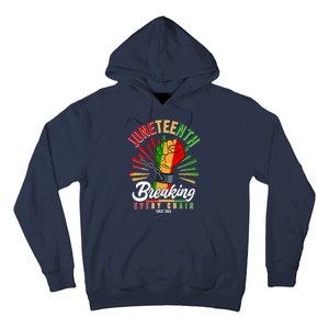 Juneteenth Breaking Every Chain Since 1865 Hoodie