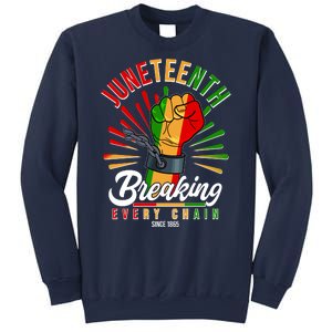 Juneteenth Breaking Every Chain Since 1865 Sweatshirt