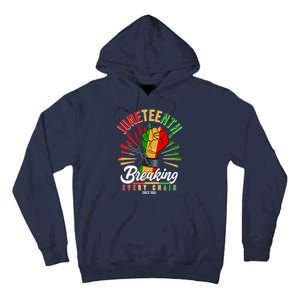 Juneteenth Breaking Every Chain Since 1865 Tall Hoodie