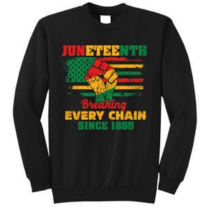 Juneteenth Breaking Every Chain Since 1865 Sweatshirt