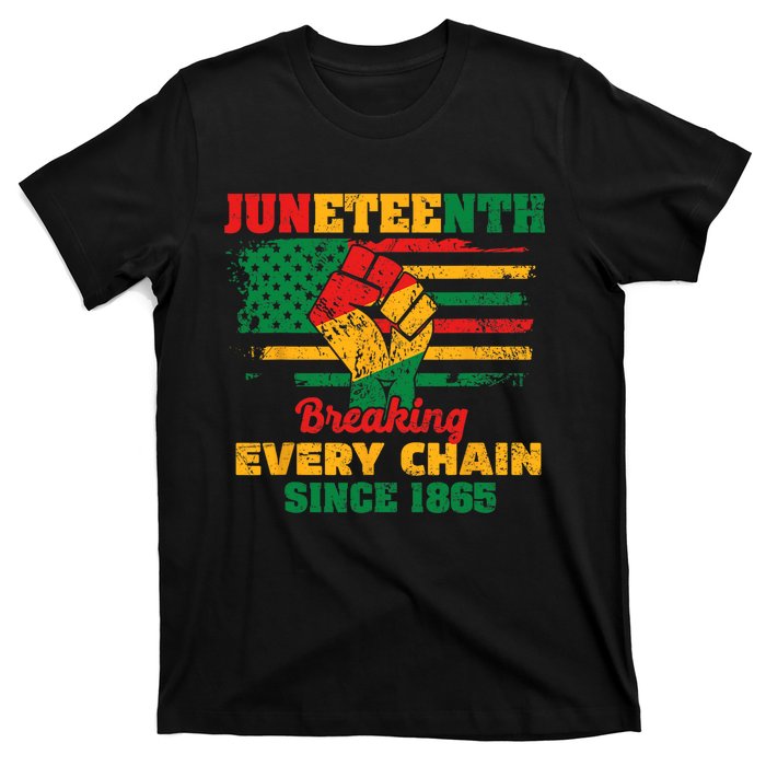 Juneteenth Breaking Every Chain Since 1865 T-Shirt