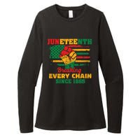 Juneteenth Breaking Every Chain Since 1865 Womens CVC Long Sleeve Shirt