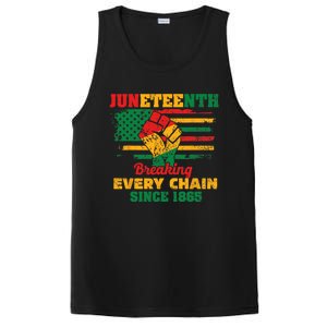 Juneteenth Breaking Every Chain Since 1865 PosiCharge Competitor Tank